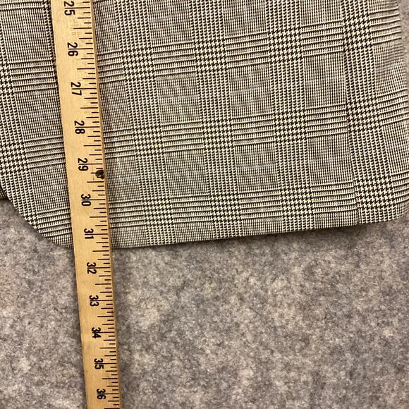 Lauren Ralph Lauren Men’s Sports Coat Jacket Beige Brown Blue Glen Plaid 44R 697 - Picture 4 of 9